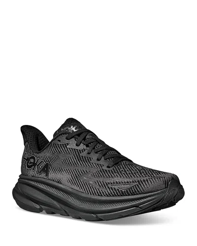 Hoka Clifton 9 Running Shoe In Black