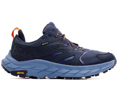 Pre-owned Hoka Men's  One One Anacapa Low Goretex Sneakers In Outer Space/mountain Spring In Multi