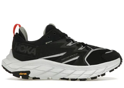 Pre-owned Hoka Men's  One One Anacapa Low Goretex Wtaps Sneakers In Jet Black/glacier Grey