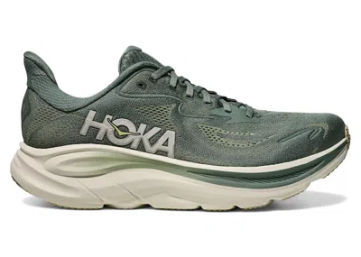 Pre-owned Hoka Men's  One One Clifton 10 Sneakers In Fern/truffle Salt