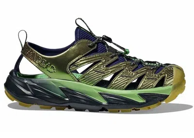 Pre-owned Hoka Men's  One One Hopara Brain Dead Pea Pod Green Sneakers In Peapod/eggnog