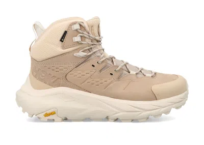 Pre-owned Hoka Men's  One One Kaha 2 High Goretex Sneakers In Shifting Sand/eggnog
