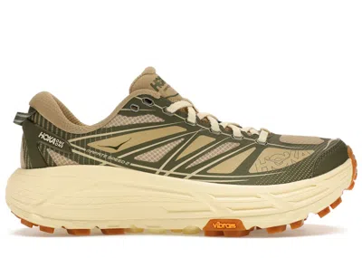 Pre-owned Hoka Men's  One One Mafate Speed 2 End. Overland Sneakers In Chive/flan In Green