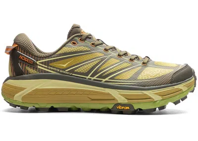 Pre-owned Hoka Men's  One One Mafate Speed 2 Sneakers In Dark Olive/golden Lichen