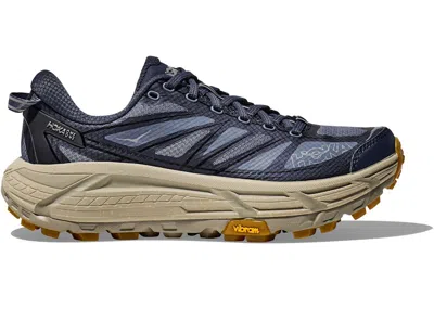 Pre-owned Hoka Men's  One One Mafate Speed 2 Sneakers In Varsity Navy Blue/farro In Multi