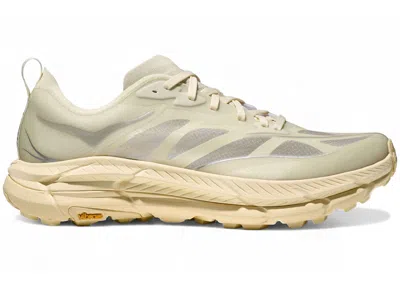 Pre-owned Hoka Men's  One One Mafate Speed 4 Lite Sneakers In Truffle Salt/vintage Yellow