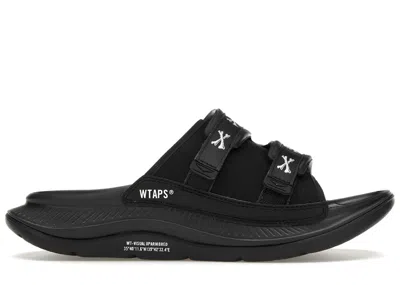 Pre-owned Hoka Men's  One One Ora Luxe Wtaps Sneakers In Jet Black/white