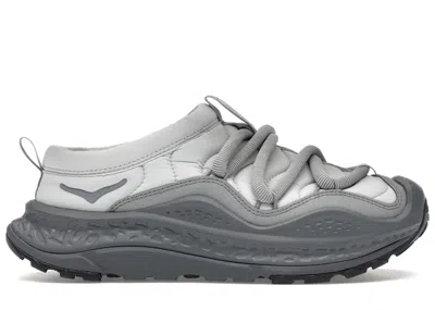 Pre-owned Hoka Men's  One One Ora Primo Sneakers In Stardust/satellite Grey In Gray