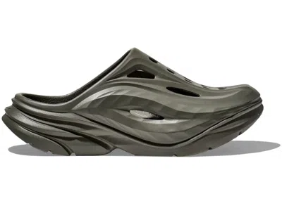 Pre-owned Hoka Men's  One One Ora Recovery Mule Sneakers In Slate In Gray