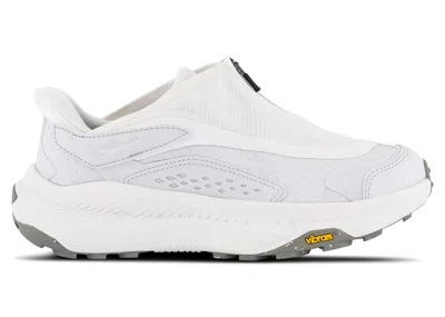 Pre-owned Hoka Men's  One One Project Transport Sneakers In White/cosmic Grey