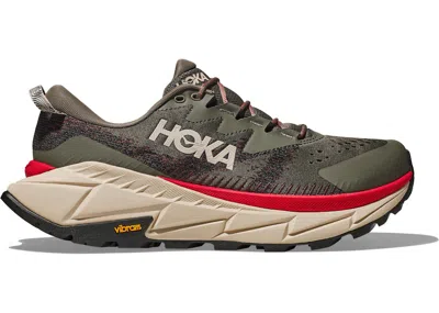 Pre-owned Hoka Men's  One One Skylinefloat X Sneakers In Slate/oat Milk