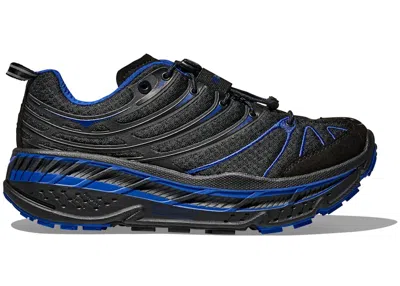 Pre-owned Hoka Men's  One One Stinson Evo Og Sneakers In Black/blue