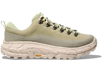 Pre-owned Hoka Men's  One One Tor Summit Sneakers In Seed Green/eggnog
