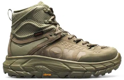 Pre-owned Hoka Men's  One One Tor Ultra Hi 2 Waterproof Boot Sneakers In Burnt Olive