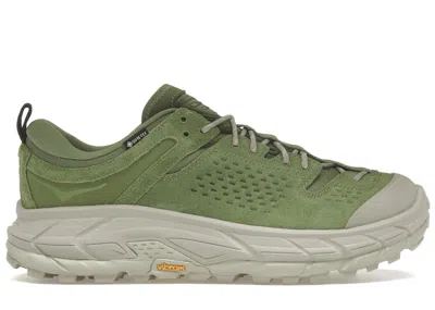 Pre-owned Hoka Men's  One One Tor Ultra Lo Tp Goretex Sneakers In Forest Floor/farro In Brown