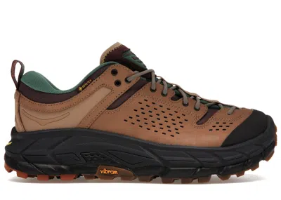 Pre-owned Hoka Men's  One One Tor Ultra Low Bodega Sneakers In Tan/purple/aqua In Multi