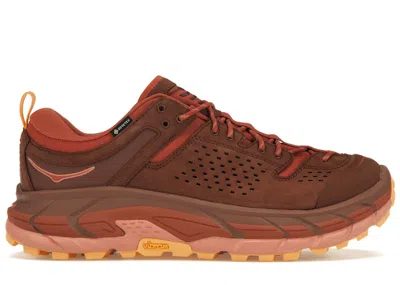 Pre-owned Hoka Men's  One One Tor Ultra Low Sneakers In Spice/hot Sauce