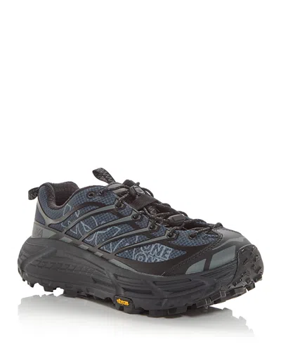 Hoka Sneaker Mafate Three2 Black/ Outer Orbit In Gray