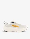 Hoka Bondi 8 Running Shoe In Oat Milk Alabaster
