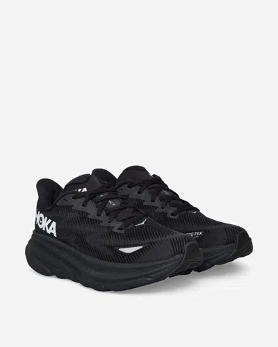 Hoka Men S Clifton 9 Gore-tex Sneakers In Black