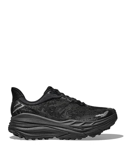 Hoka Men's Stinson 7 All Terrain Running Shoe In Black