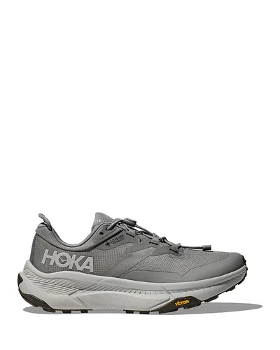 Hoka Men's Transport Gtx Low Top Sneakers In Gray