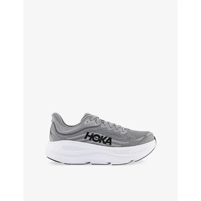 Hoka Mens  Bondi 9 In Galactic Grey/stellar Grey