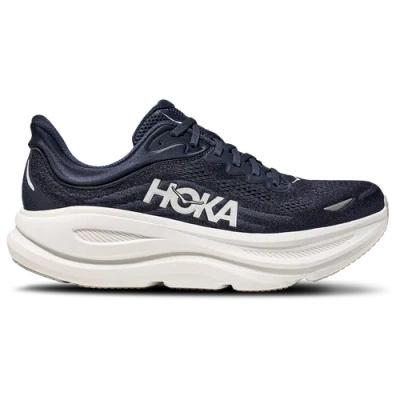 Hoka Bondi 9 Logo-detail Sneakers In Blue