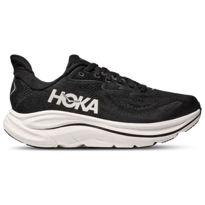 Hoka Clifton 10 Rubber-trimmed Jacquard Running Sneakers In Black