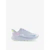 Hoka Mens Gull Sea Ice Clifton 9 Mixed-material Trainers In Gull Sea Ice