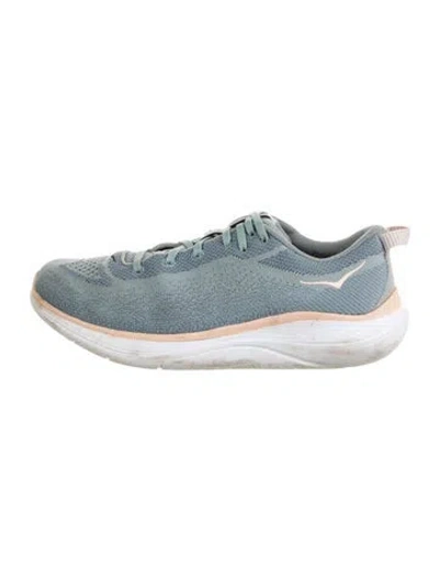 Pre-owned Hoka Mesh Athletic Sneakers In Blue