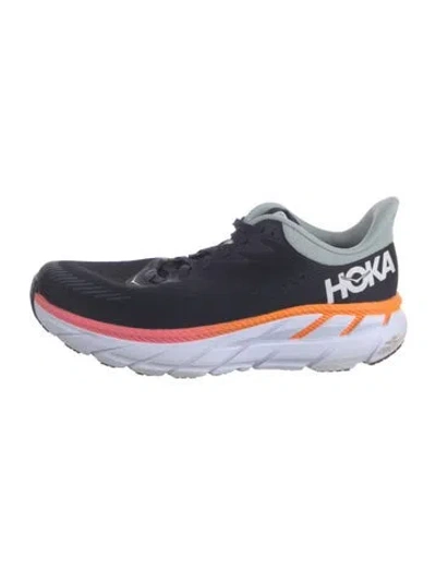 Pre-owned Hoka Mesh Athletic Sneakers In Blue