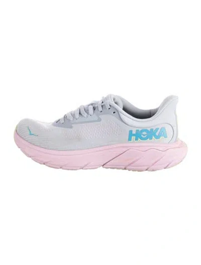 Pre-owned Hoka Mesh Athletic Sneakers In Blue