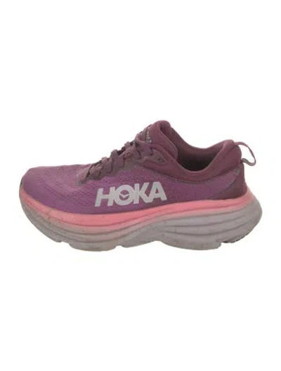 Pre-owned Hoka Mesh Athletic Sneakers In Multi