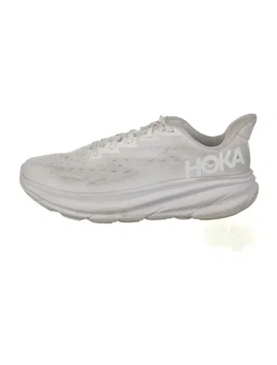 Pre-owned Hoka Mesh Athletic Sneakers In Neutrals