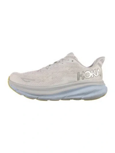 Pre-owned Hoka Mesh Athletic Sneakers In Neutrals