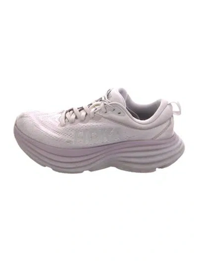 Pre-owned Hoka Mesh Athletic Sneakers In Pink