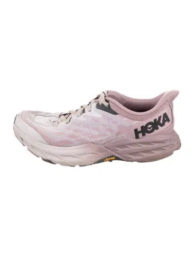 Pre-owned Hoka Mesh Athletic Sneakers In Purple