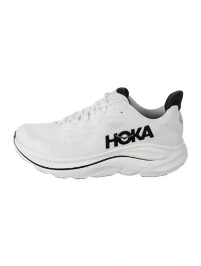 Pre-owned Hoka Mesh Athletic Sneakers In White