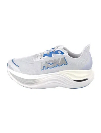 Pre-owned Hoka Mesh Athletic Sneakers In White