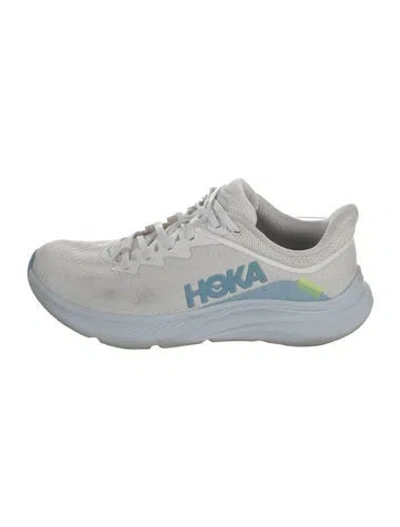 Pre-owned Hoka Mesh Athletic Sneakers In White