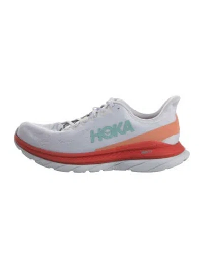 Pre-owned Hoka Mesh Colorblock Pattern Athletic Sneakers In Multi