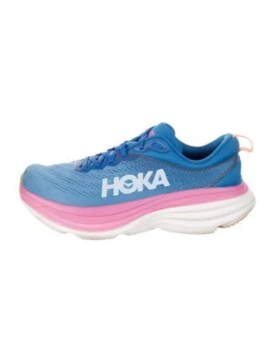 Pre-owned Hoka Mesh Colorblock Pattern Sneakers In Multi
