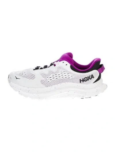 Pre-owned Hoka Mesh Colorblock Pattern Sneakers In White