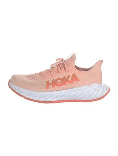 Pre-owned Hoka Mesh Graphic Print Athletic Sneakers In Multi