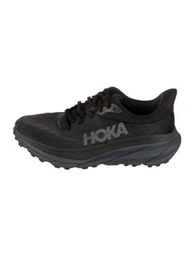 Pre-owned Hoka Mesh Graphic Print Sneakers In Black