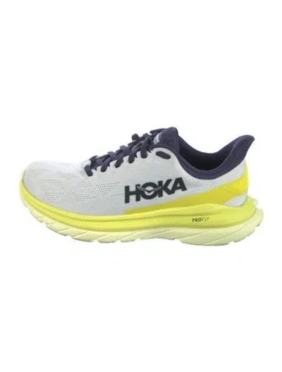Pre-owned Hoka Mesh Graphic Print Sneakers In Multi