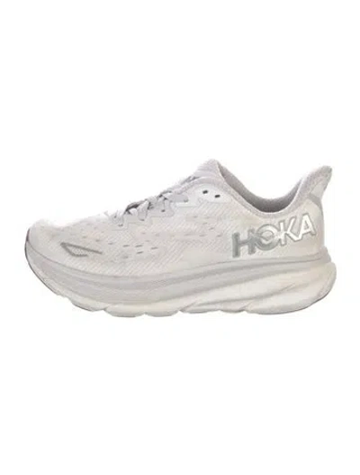 Pre-owned Hoka Mesh Graphic Print Sneakers In Neutral