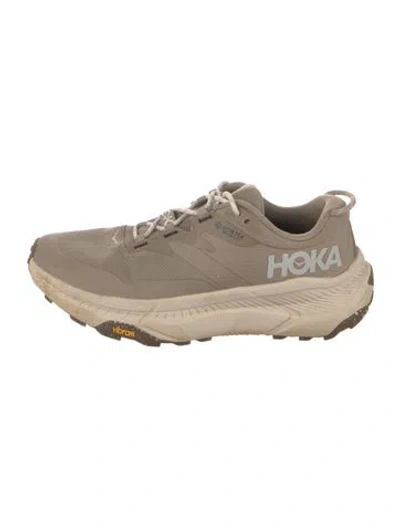 Pre-owned Hoka Mesh Mesh Accents Sneakers In Neutral