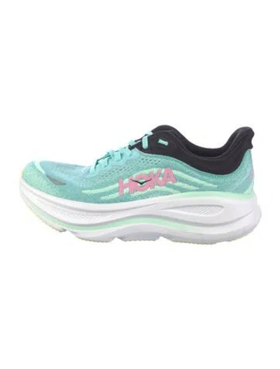 Pre-owned Hoka Mesh Patterned Sneakers In Multi